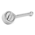 Performance Tool Stubby Chrome Ratchet, 3/8" Drive, Round Head, Quick Release, 3-15/16" Long W38113